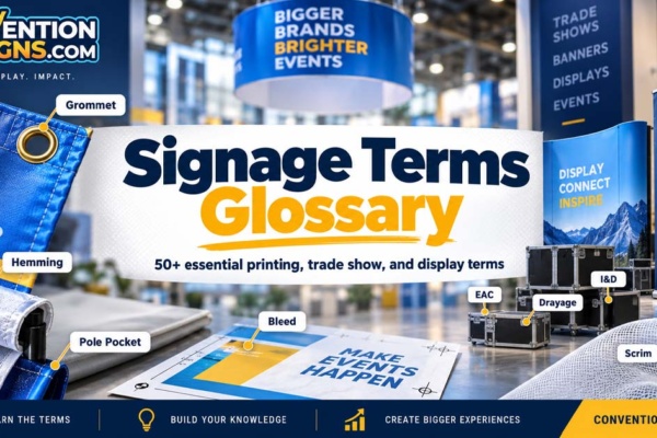 Trade Show Signage Glossary